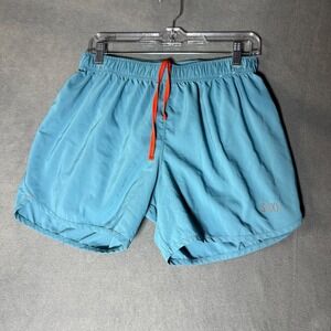 Saxx Hightail 2N1 Run Short 5 Blue Orange Mens Medium BallPark Pouch PRO Running